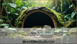 husbandry changes and stress reduction