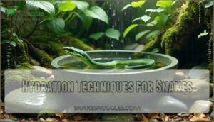 hydration techniques for snakes