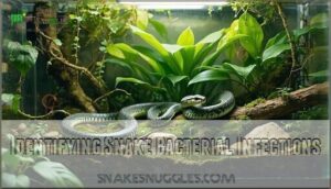 identifying snake bacterial infections