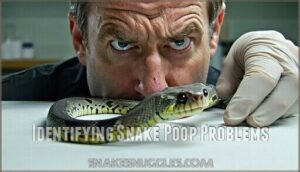 identifying snake poop problems