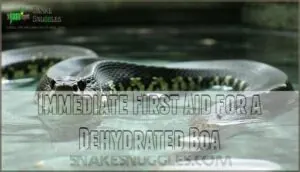 immediate first aid for a dehydrated boa immediate first aid for a dehydrated boa