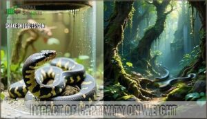 impact of captivity on weight