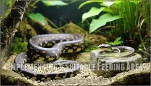 implementing a suitable feeding area implementing a suitable feeding area