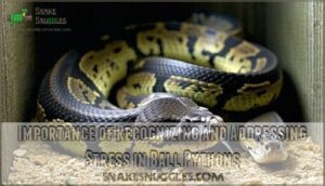 importance of recognizing and addressing stress in ball pythons