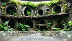 incorporating hiding spots
