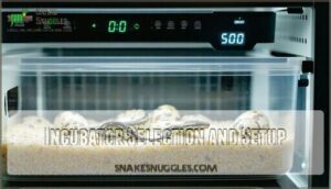 incubator selection and setup