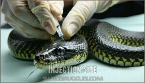 injection site