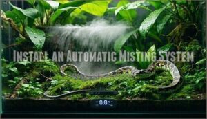 install an automatic misting system
