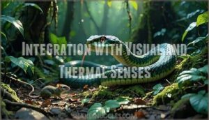 integration with visual and thermal senses