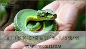 interpreting snake body language