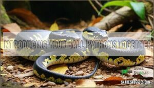 introducing your ball pythons together