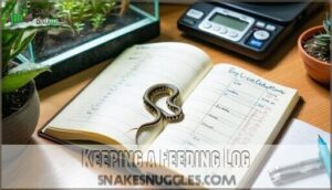 keeping a feeding log
