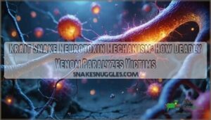 krait snake neurotoxin mechanism