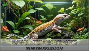 leopard gecko care and safety