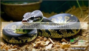 lethargy and anorexia
