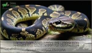 lethargy and loss of appetite