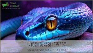 light sensitivity