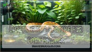 lighting and heating for corn snakes