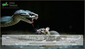 live feeding drawbacks