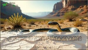 longevity of snakes without water