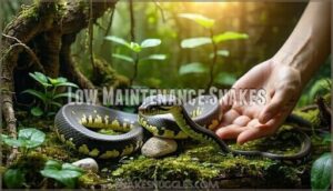 low maintenance snakes
