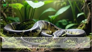 maintaining a healthy snake