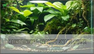 maintaining a healthy snake house