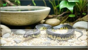 maintaining clean enclosures