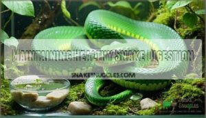 maintaining healthy snake digestion
