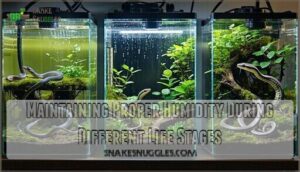 maintaining proper humidity during different life stages