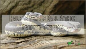 male vs female ball python growth patterns