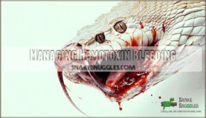 managing hemotoxin bleeding