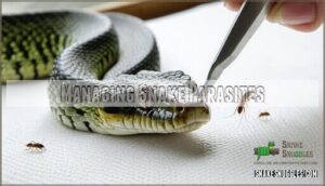 managing snake parasites