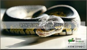 managing snake stress