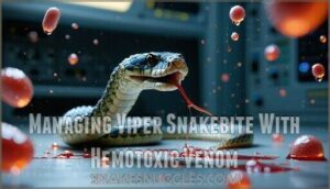 managing viper snakebite with hemotoxic venom
