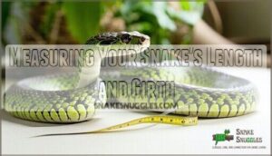 measuring your snake's length and girth