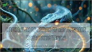 mechanism of action of rattlesnake neurotoxic venom