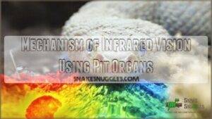 mechanism of infrared vision using pit organs
