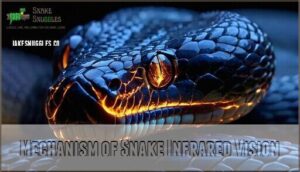 mechanism of snake infrared vision