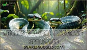 mechanisms of sperm transfer and fertilization