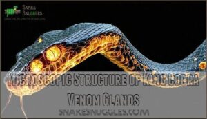 microscopic structure of king cobra venom glands
