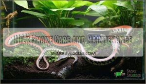 milk snake care and maintenance