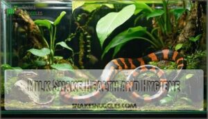 milk snake health and hygiene