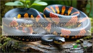 milk snake morph selection tips