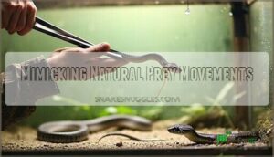 mimicking natural prey movements