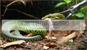 mimicking prey behavior