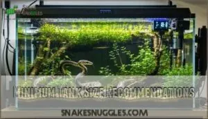 minimum tank size recommendations minimum tank size recommendations