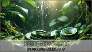 misting and spraying