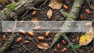 mite survival without host
