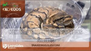 monitoring health during feeding strikes